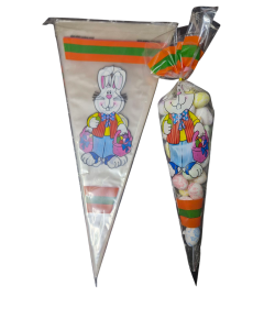 BOLSA CONO CONEJO ZANAHORIA 1*100