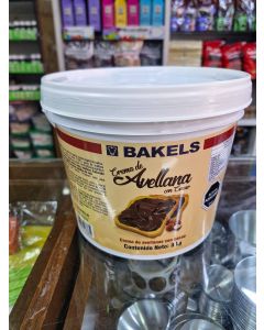 CREMA DE AVELLANA CON CACAO BAKELS BALDE 3 KG