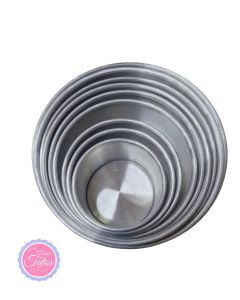 MOLDE TORTA ALUMINIO DESMONTABLE 8 CM ALTO