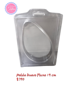 MOLDE HUEVO PLANO 19 CM