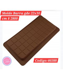MOLDE SILICONA BARRA GDE 22X10 CM 46588