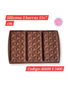 MOLDE SILICONA BARRA 15X7 CM 46608