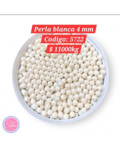 PERLA BLANCA 4 MM 1 KG