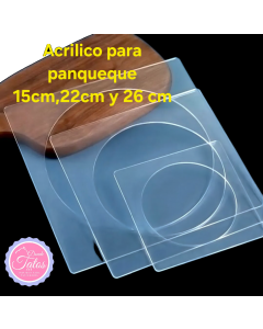 MOLDE ACRILICO PANQUEQUE 15 CM