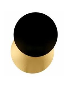 BASE CARTON ORO/NEGRO 25 cm