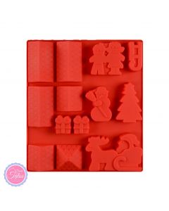 MOLDE SILICONA NAVIDAD 46590