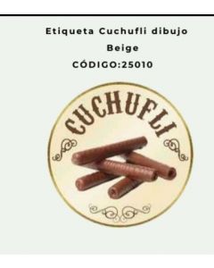 ETIQUETA CUCHUFLI 1 X MIL