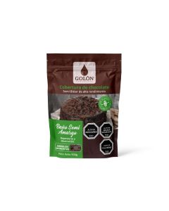 COBERTURA CHOCOLATE GOLON SEMIBITTER 500 GR