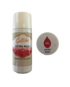 COLORANTE GEL EN GOTAS GUTTCHE EXTRA ROJO