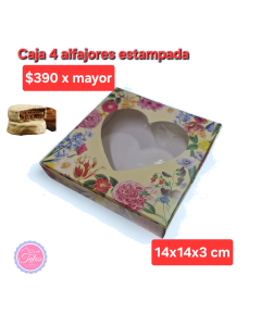 CAJA 4 ALFAJOR DISEÑO 1*10