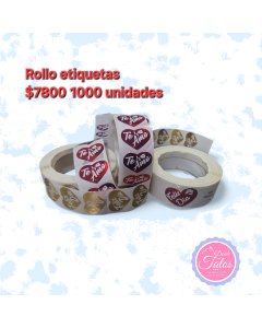 ETIQUETA SAN VALENTIN 1*1000