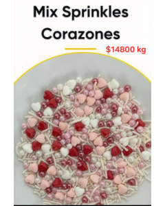 MIX SPRINKLES CORAZONES KG