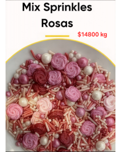 MIX SPRINKLES ROSAS  KG