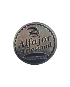 ETIQUETA ALFAJOR PLATEADA 1*1000