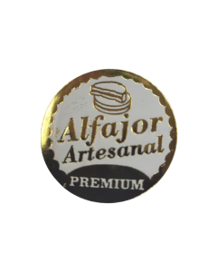 ETIQUETA ALFAJOR PREMIUM BLANCA 1*1000
