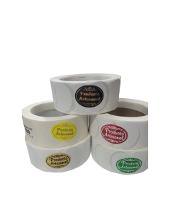 ETIQUETA PRODUCTO ARTESANAL 1*1000