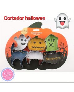 SET CORTADOR GALLETAS HALLOWEN 60026