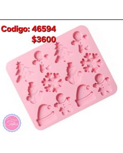 MOLDE SILICONA NAVIDAD 46594